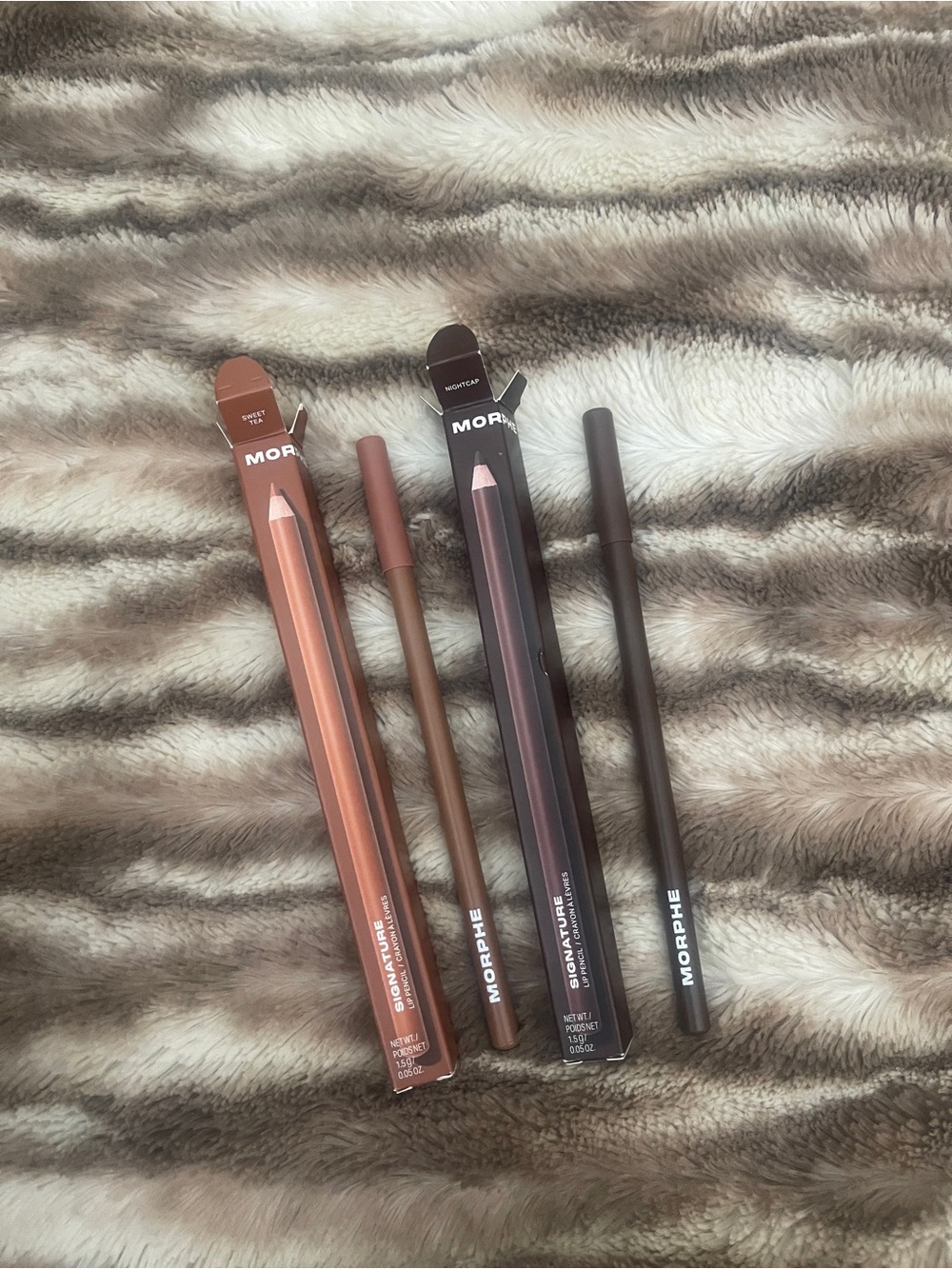 Morphe Signature Lip Pencil Liner in Sweet Tea and Nightcap